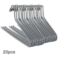 Hot Sale Metal Open-end Non Slip Slacks Pant Hangers Trouser Hangers Organizers Set Dropship