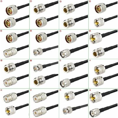 LMR240 Cable N Type To Q9 BNC TNC PL259 SO239 UHF Male Female Connector N PL259 SO239 UHF BNC Crimp LMR240 50ohm Fast Delivery