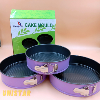 Springform Pan, Set of 3 Non-Stick Cheesecake Pan, Leakproof Cake Pan Set  Includes 3 Pieces