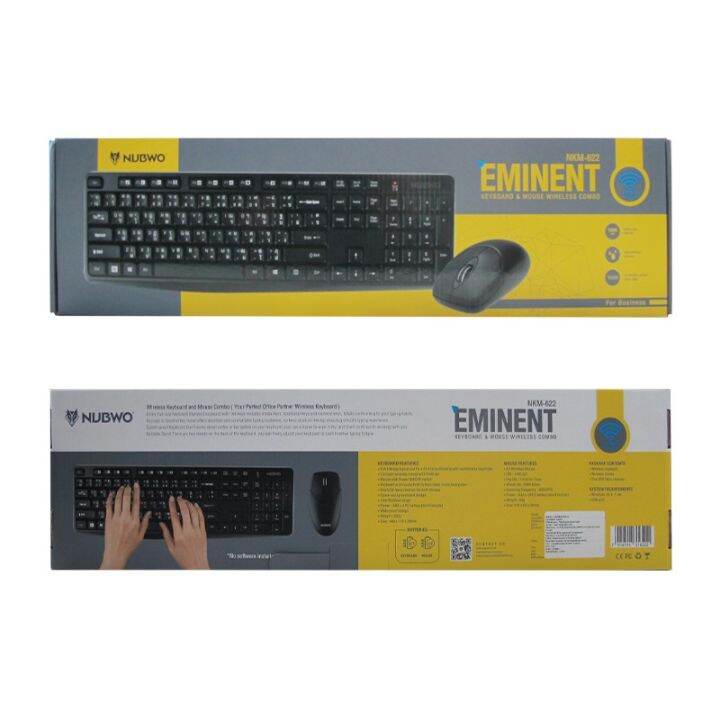 best-seller-nubwo-nkm-622-keyboard-mouse-wireless-eminent-ที่ชาร์จ-หูฟัง-เคส-airpodss-ลำโพง-wireless-bluetooth-คอมพิวเตอร์-โทรศัพท์-usb-ปลั๊ก-เมาท์-hdmi-สายคอมพิวเตอร์