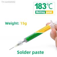 ♂✗ New Type Low Temperature Lead-free Syringe Smd Solder Paste Flux for Soldering Led Repair Welding Paste Tool