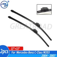 Wiper 4A Front Wiper Blades For Mercedes-Benz C-Class W203 2004 - 2007 Windshield Windscreen Front Window 22"+22"