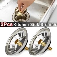 2PCS Bathroom Sink Strainer Stainless Steel Water Stopper Sink Water Filter Plug Kitchen Sink Accessories Kitchen Accessories Showerheads