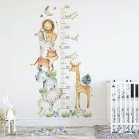 1PC Cartoon Height Ruler Stickers for Elephant Kids Room Decoartion Wall Decal