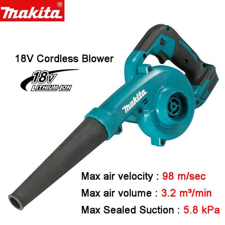 Uehvivjv Makita Dub185z Cordless Air Blower Handheld Leaf Blower 18v Rechargeable Blowing Dust 9352