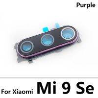 【❉HOT SALE❉】 diyi45718 100% ใหม่สำหรับ Xiaomi Mi 9 Se กล้องด้านหลังเลนส์กระจกปลอกคอกันสุนัขเลียมีกาว