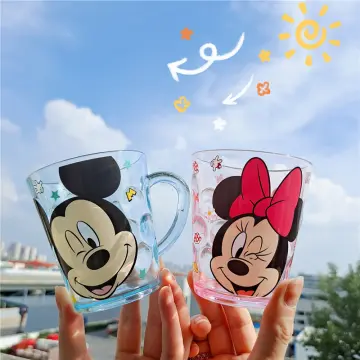 450ml Disney Cartoon Mug Mickey Mouse Ladies with Ceramic Cups Large Coffee  Cups Cute Travel Mug