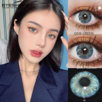 【COD&amp;สินค้าเฉพาะจุด】eyeshare lens?คอนแทคเลนส์ ดำ น้ำตาล น้ำเงิน ม่วง เขียว 1คู่/2ชิ้น ขนาด 14.0-14.5mm ใส่สบาย กรองแสง คอนแทคเลนส์แฟชั่น คอนแทคเลนส์รายปี