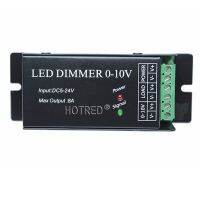 ✚♘ Airmail shipping input 0-10V dimmer singal1 channel 8A12V 96W24V 192Wblack color shell led dimmer for flexible led strip