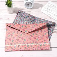 ✓✓ 1PC Simple Flower Color A4 Big Capacity Document Bag Business Briefcase File Folders Chemical Felt Filing Products Student Gift