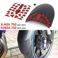 สำหรับ HONDA FORZA 750 XADV 750 Forza750 X-ADV750 2017-2021บังโคลนรถด้านหน้าแผ่นบังโคลนหลังส่วนต่อส่วนขยายมอเตอร์ไซค์ประดับ