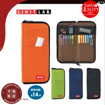 Lihit Lab Compact Pen Case Black A7687-24