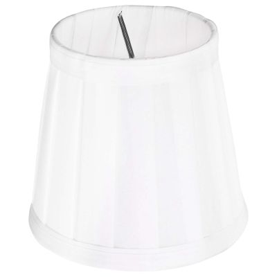 Modern European Style Droplight Wall Lamp Candle Chandelier Lamp Shade 6 Pcs Set (Solid White)