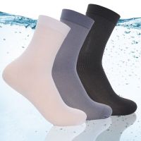 10 Pairs Summer Men Anti Slip Absorbent Soft Thin Breathable Socks Transparent Fashion Silk Stockings Dropship Socks Tights