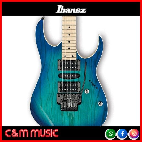 Ibanez RG370AHMZ Standard - Blue Moon Burst (RG370AHMZ-BMT) | Lazada