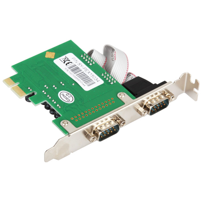 rs-232-serial-port-com-amp-db-9-serial-to-pci-e-pci-express-card-adapter-converter-ชิปเซ็ต-mcs9922cv