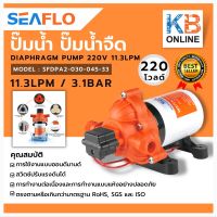 seaflo ปั๊มน้ำ 220 โวลต์ ปั๊มไดอะแฟรม ปั๊มน้ำ AC (สำหรับไฟบ้าน) ซีรี่ย์ 33 11.3LPM 3.1bar SFDPA2-030-045-33