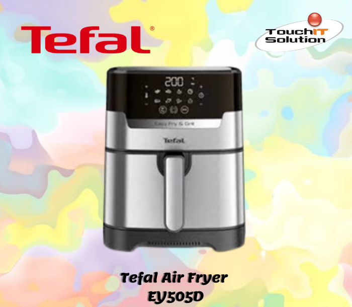 Tefal 4.2L EY505D Easy Fry & Grill Deluxe Air Fryer | Lazada