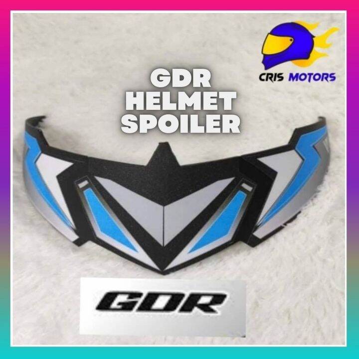 GDR Helmet Spoiler Universal Gdr helmet visor accessories Lazada PH