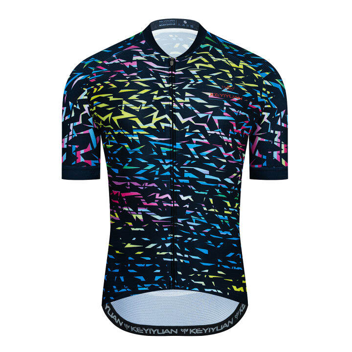 keyiyuan-mens-summer-short-sleeve-mtb-tops-breathable-bicycle-sport-shirt-triathlon-mountain-bike-cycle-clothes-maillot-hombre