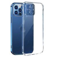 Transparent Silicone Camera Soft Case For Iphone 15 14 11 13 12 Mini Pro Max Plus X Xs Xr Ultra Thin Clear Back Cover Shell  Screen Protectors