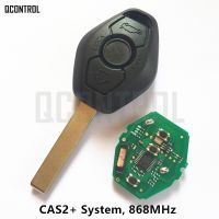 【✱2023 HOT✱】 haokao5 Qcontrol ชิปกุญแจรีโมต3ปุ่ม868Mhz สำหรับ Bmw 3/5ชุด Cas2ระบบ Id46 Pcf7945ใบมีด Hu92