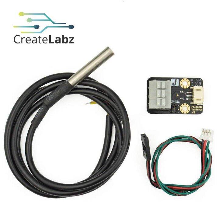 DFRobot Gravity Waterproof DS18B20 Water Temperature Sensor Kit | Lazada PH