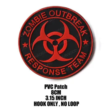 Umbrella Corporation PVC 3D Rubber Badge Tactical Patch Raccoon Logo Corp  Biohazard Insignia Applique Emblem