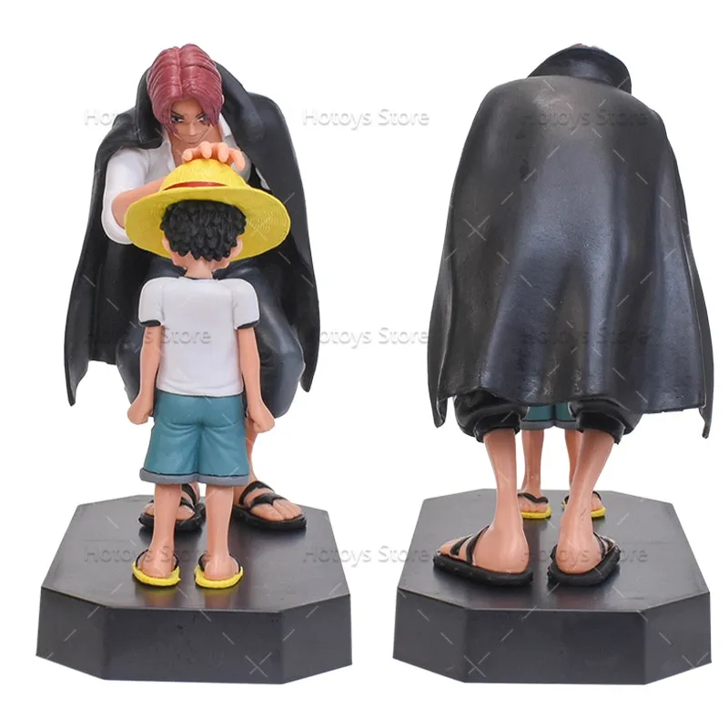 Minicloss 17cm One Piece Anime Figure Four Emperors Shanks Straw Hat Luffy  Action Figure One Piece Figurine