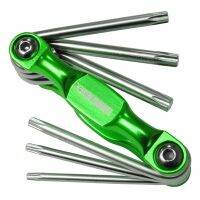 ประแจแอลแบบพับหกเหลี่ยม  Folding Key Wrench Hexlobe 6Pcs