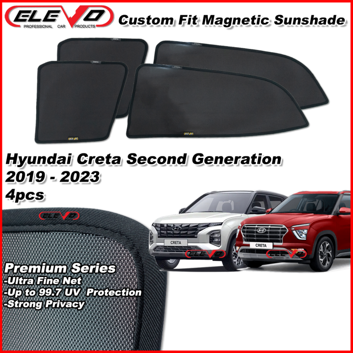 ELEVO Hyundai Creta 2019 to 2023 Custom Fit Sunshade