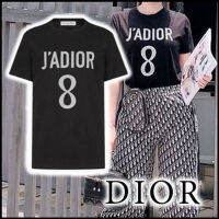 เสื้อยืดคอกลมแขนสั้น Dior แต่งลาย JADIOR 8 ที่ด้านหน้า