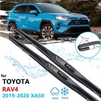 ใบมีดไม้เช็ดรถสำหรับ Toyota RAV4 XA50 2019 2020กระจกหน้าที่ปัดน้ำฝนอุปกรณ์เสริมรถยนต์ RAV 4 XA 50 SUV