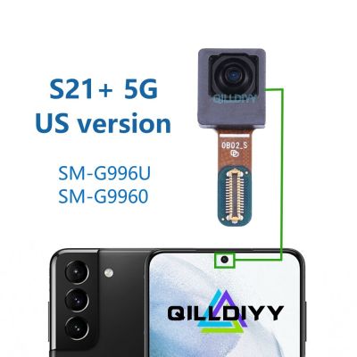 ของแท้สำหรับ Samsung Galaxy S21บวก5G S21 G996N G996B G996U + กล้องมองหลังหลักโมดูลกล้องหลังเซลฟี่ด้านหน้า