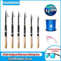 Shimano คาร์บอนไฟเบอร์เหล็ก Rod Carbon Spinning Casting Fishing Rod 1.8M2.1M2.4M Baitcasting Rod สำหรับ Bass Pike Fishin