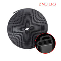 Car Door Rubber Seal Strip L-type Double Layer Sealing Adhesive Stickers Noise Insulation Weatherstrip Auto Interior Accessories