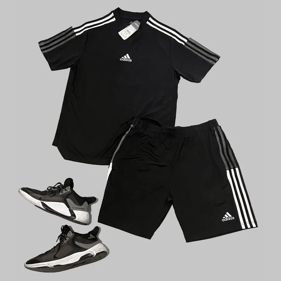 Quần áo thể thao] Set bộ Adidas xuất dư Like Auth 99% Full Tag mác ảnh thật  shop chụp 