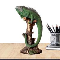 Lizard Sculpture Vivid Eco-Friendly Tabletop Lizard Figurine Creative Gifts Indoor Figurines for Showcase Living Room Entrance Hall Bedroom Study Room brilliant