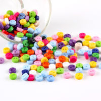 100/500PCS 6MM เรซิ่นสี MINI ปุ่ม 2 หลุมปุ่มสี Candy หัตถกรรม Scrapbooking Cardmaking อุปกรณ์เสริม-Mumie