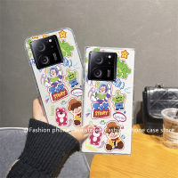 Phone Case เคส Xiaomi 13T Xiaomi13T Pro 5G เคสทาสีรูปหมีตุ๊กตาการ์ตูนซิลิโคนใสปกหลังแบบนิ่ม2023