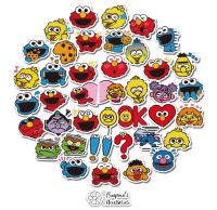 ʕ •ᴥ•ʔ ✿ พร้อมส่ง : สติ๊กเกอร์กันน้ำขนาดเล็กลายเซซามี สตรีท | Sesame Street Small Waterproof Decoration Sticker Set.