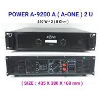 เพาเวอร์แอมป์ power amplifier กลางแจ้ง 900W (8 Ohm) เครื่องเสียงกลางแจ้ง รุ่นA-ONE A-9200A