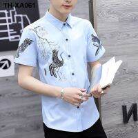 3 d Chinese British men long sleeve young and women shirts senior cultivate ones morality short