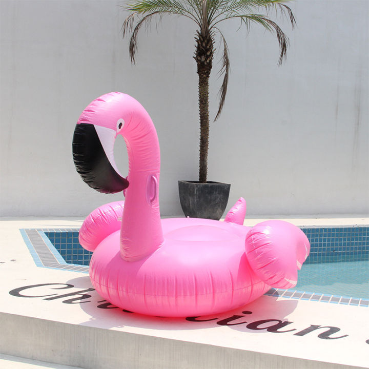 rose-gold-inflatable-flamingo-pool-float-ride-on-ว่ายน้ำลอยแหวนว่ายน้ำ-flamingo-boia-piscina-pool-party-toys