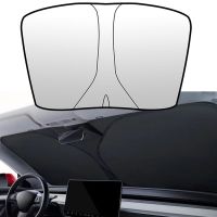 For Tesla Model 3 Y X S Car Front Windshield Sunscreen Window Sunscreen Visor Sun Shade Blocks UV Rays Protection Parasol Coche