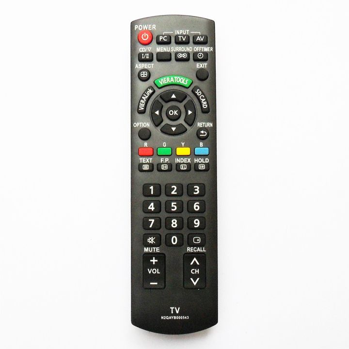 รีโมทใช้กับพานาโซนิค-เวียร์ร่า-ทีวี-ปุ่มบน-pc-tv-av-รหัส-n2qayb000543-remote-for-panasonic-viera-tv-รีโมททีวี-รีโมทแอร์-รีโมท-รีโมด