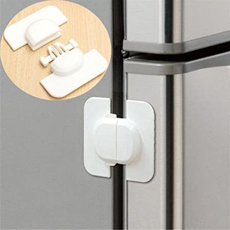 child safety refrigerator lock household refrigerator cabinet lock  multi-function baby anti-pinch hand lock child