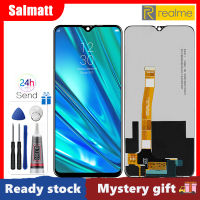 Salmatt Origina หน้าจอ LCD 6.3นิ้วสำหรับ Realme 5 Pro/ Realme Q สัมผัสหน้าจอ LCD หน้าจอดิจิตอลแทนการประกอบสำหรับ Realme 5 Pro Realme Q RMX1971จอ RMX1973