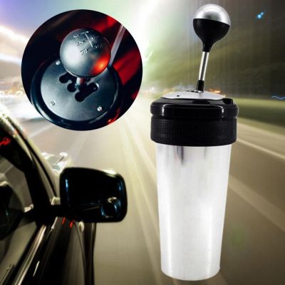 1pc 650ml Water Cup Attractive Portable Plastic Gear Shift Levers Shape Drinking Glass for Car Driving Use