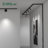 XRZLux Modern Surface Mounted Magnetic Track Light System 1M DC 24V Indoor Track Rail Led Ceiling Spotlights For Living Room